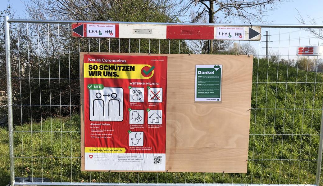 So sah es am Samstagmorgen aus.