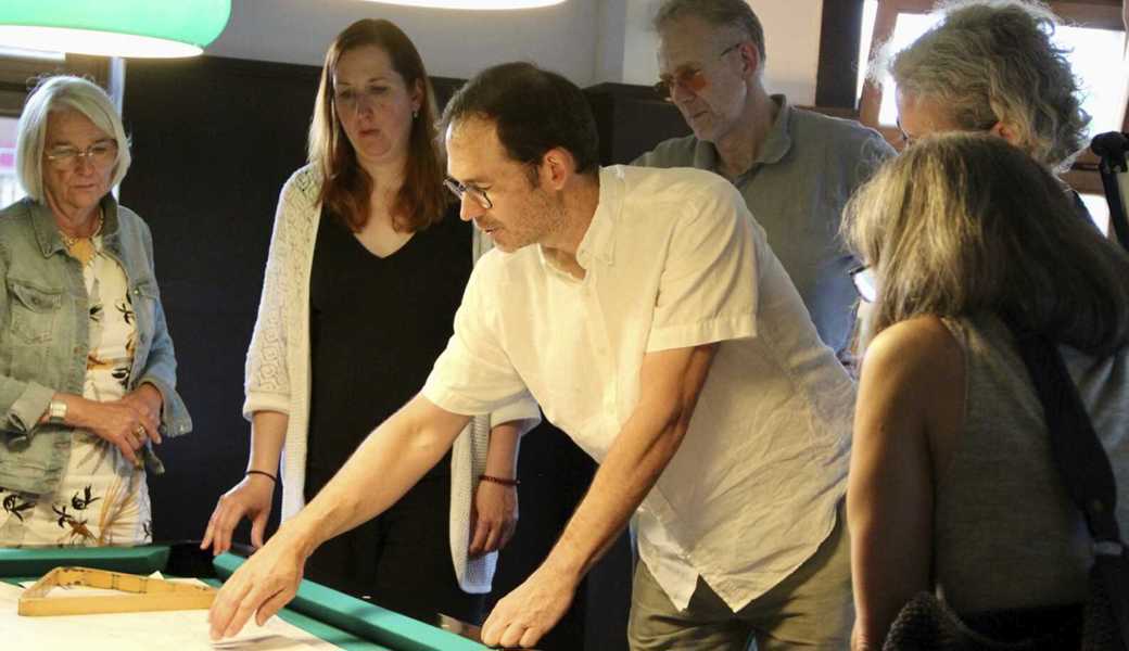 Rhesi-Gesamtprojektleiter Markus Mähr informierte die Grünliberalen über das grenzüberschreitende Hochwasserschutzprojekt. 