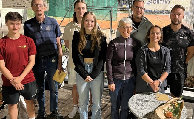 TC Altstätten kürte seine Mixed-Doppel-Clubmeister