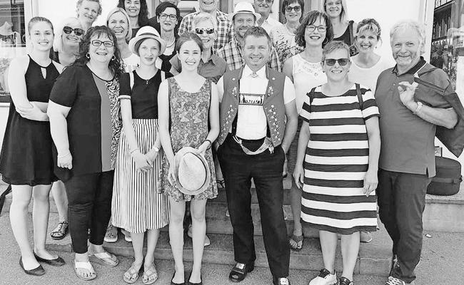Der Gospelchor RhyThal auf Jubiläumsreise