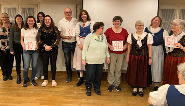 Trachten- und Volkstanzgruppe ehrte langjährige Mitglieder