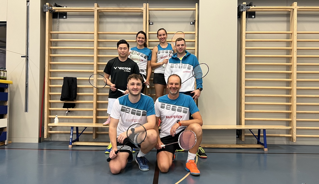 BC St. Margrethen Team1   hintere Reihe von links nach rechts   Nicole Projer, Nadia Thurnherr mittlere Reihe von links nach rechts   Sam Wee, Timo Lampert vordere Reihe von links nach rechts    Leon Hengl, Mischa Thurnherr es fehlen auf dem Bild: Tanja Omlin und Gabriel Sidler BC St. Margrethen Team1   hintere Reihe von links nach rechts   Nicole Projer, Nadia Thurnherr mittlere Reihe von links nach rechts   Sam Wee, Timo Lampert vordere Reihe von links nach rechts    Leon Hengl, Mischa Thurnherr es fehlen auf dem Bild: Tanja Omlin und Gabriel Sidler