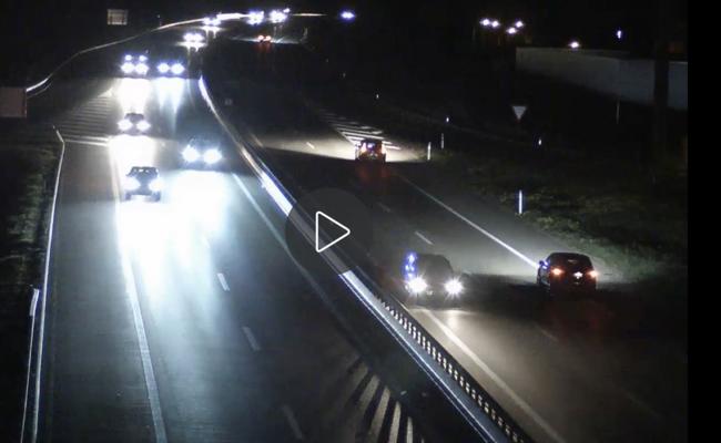 Geisterfahrer auf der A13
