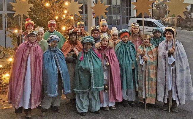 Sternsinger brachten den Segen Gottes