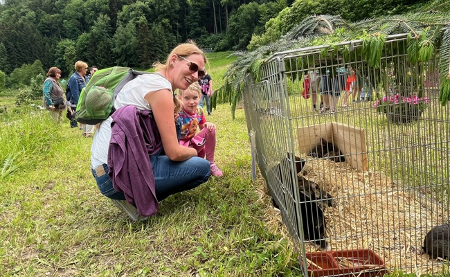 Berneck: Eine Kleintierausstellung inmitten geschützter Natur