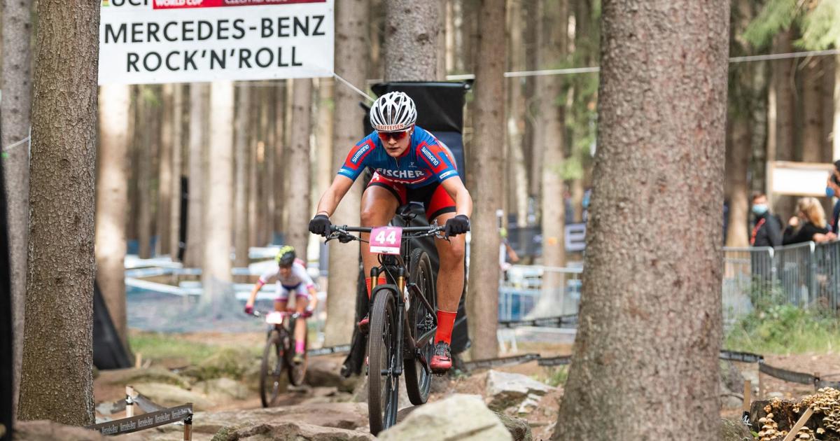 Ronja Blöchlinger an HeimEM dabei Der Rheintaler