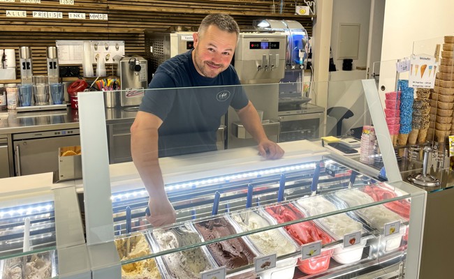 Bitcoin in der Gelateria: Marco Schawalder setzt auf Kryptowährung