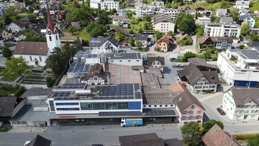 Das Brauereigelände in Rebstein.