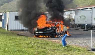 Ursache für Autobrand im Industriequartier noch unklar