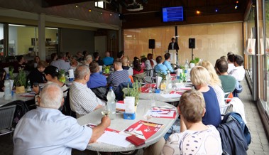 Zuzügerbegrüssung im Strandbad