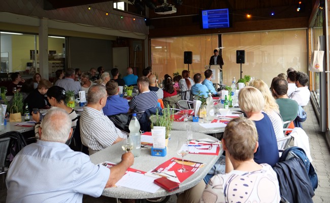 Zuzügerbegrüssung im Strandbad