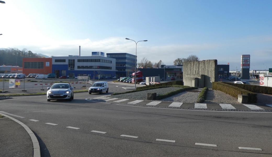Noch fliesst der Verkehr beim Kreisel neben dem «Arena»-Areal relativ gut. Dies könnte sich ändern, wenn das Gebiet komplett überbaut ist. 