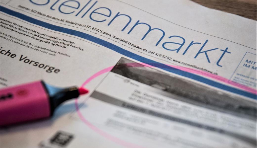 Bei den Stellensuchenden ist die Quote von 3,7 Prozent im Jahr 2019 auf 5,1 Prozent im letzten Jahr gestiegen.