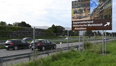 Touristisch geadelt – wenigstens an der Autobahn