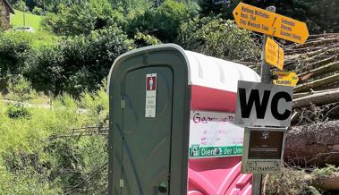 Witzwanderweg – stille Örtchen sind gefragt