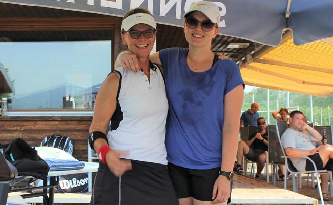 Spannende Tennismeisterschaften in Rebstein