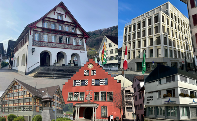 Rheintaler Gemeindehäuser im Vergleich: Die ältesten, grössten und schönsten