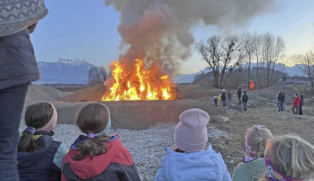 Am Samstag wurde in Rüthi der erste Funken der Saison abgefackelt.  