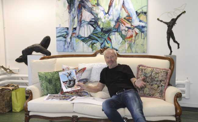 Jürg Ruess, Kunstmaler und Plastiker, ist fasziniert von der Ästhetik des menschlichen Körpers