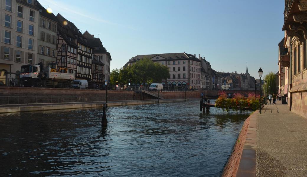 Prächtig gibt sich die Ill-Promenade in Strassburg.