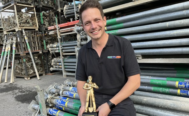 Bester Baumeister der Schweiz: Gold-Auszeichnung für Marc Söldi