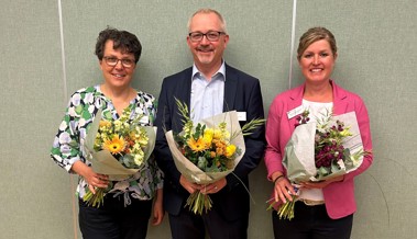 Die abtretenden Vorstandsmitglieder (v.l.): Silvia Baumgartner (Vizepräsidentin, Lüchingen) Jürg Hengartner (Revisor, Rebstein) Patricia Winistörfer (Aktuarin, Eichberg). Die abtretenden Vorstandsmitglieder (v.l.): Silvia Baumgartner (Vizepräsidentin, Lüchingen) Jürg Hengartner (Revisor, Rebstein) Patricia Winistörfer (Aktuarin, Eichberg).