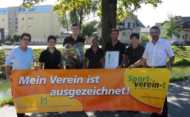 «Sport-verein-t»-Label für den Turnverein Widnau