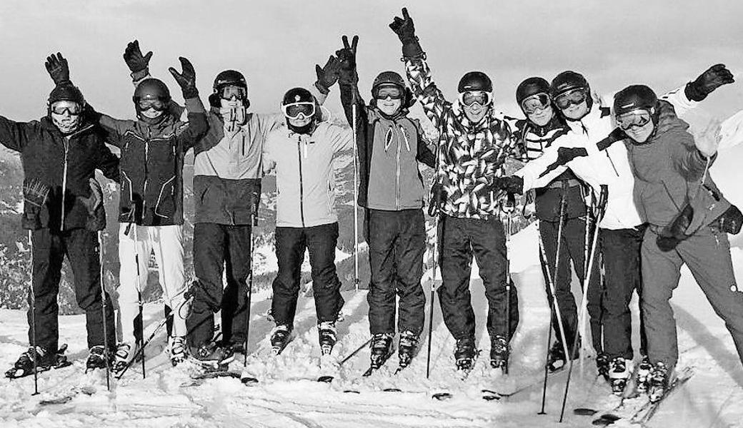 Der Turnverein Widnau im Ski-Weekend. Bild: pd