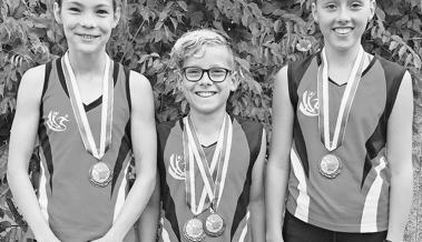 Finia Hutter und Nico Anastasia sind  Ostschweiz-Athletics-Meister