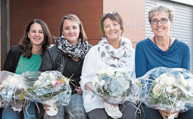Rhomberg Schmuck ehrt vier Jubilarinnen