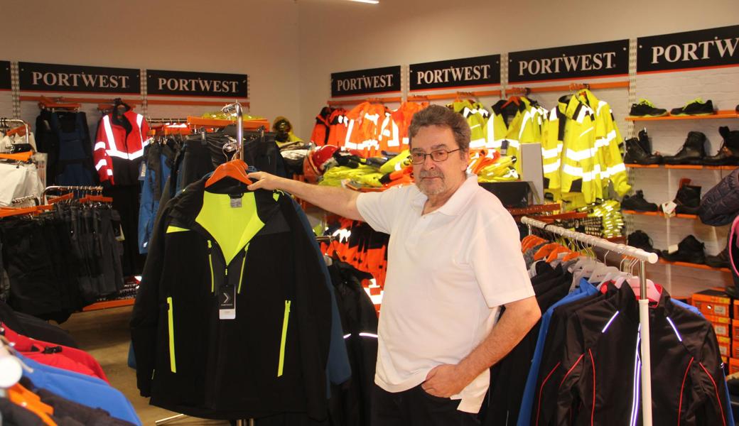 Im ehemaligen Ex-Libris-Ladenlokal befindet sich seit Dezember Viktor Jezler mit Workwear (Berufsbekleidung).