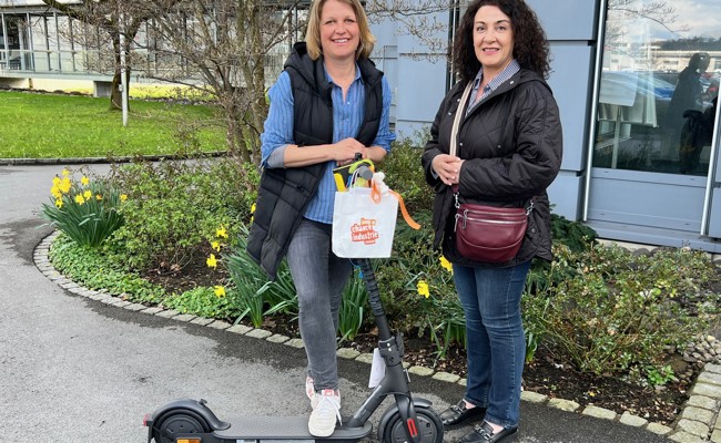 Der Verein «Chance Industrie Rheintal» verloste einen E-Scooter