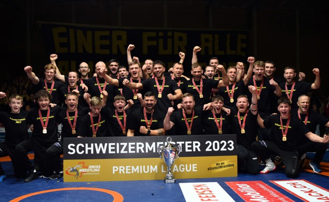 Die RS Kriessern sicherte sich bereits im achten Kampf in Willisau ihren 13. Schweizer Meistertitel