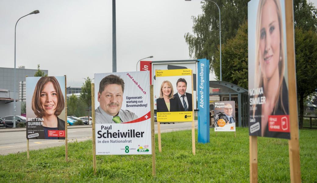 Nur knapp ein Drittel der St.Galler Kandidierenden sind Frauen.