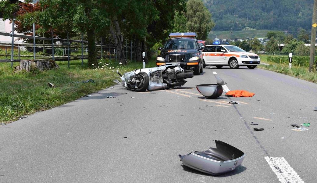 Bei dem schweren Unfall auf der Rietstrasse in Balgach wurde ein damals 81-Jähriger schwer verletzt. 