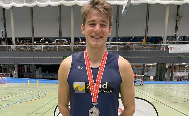 Der Altstätter Siebenkämpfer Jodok Buschor ist Vizemeister