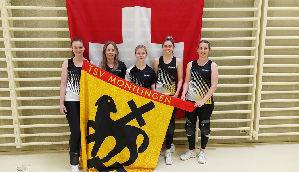 Die Netzballerinnen vom TSV Montlingen an der Schweizermeisterschaft 2025 in Reiden (LU)
