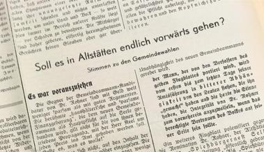«Soll es endlich vorwärts gehen?»