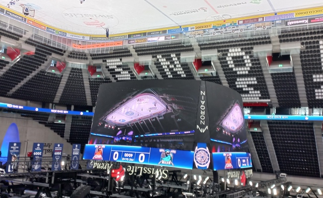 Die SC Rheintal Supporter besuchten die Heimstätte des ZSC