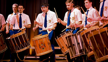 Präzision und Perfektion: Der Tambourenverein Lüchingen zeigte ein abwechslungsreiches Programm