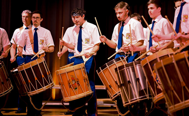 Präzision und Perfektion: Der Tambourenverein Lüchingen zeigte ein abwechslungsreiches Programm