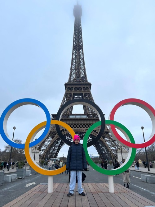 Highlight neben der Matte: der Besuch des Eiffelturms.