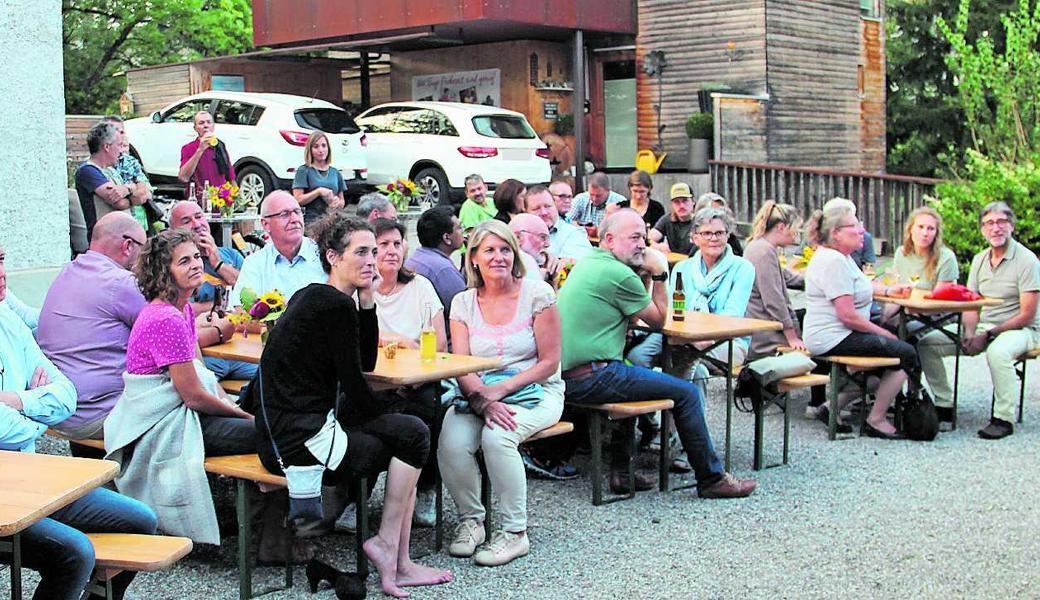 Gut vierzig Interessierte kamen zum Marper Talk beim Oberen Bad.