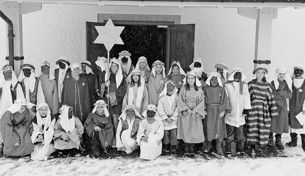 Die Eichberger und Hinterforster Sternsinger. Bild: pd