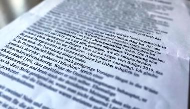 Flugblatt verwirrt mit vielen Zahlen