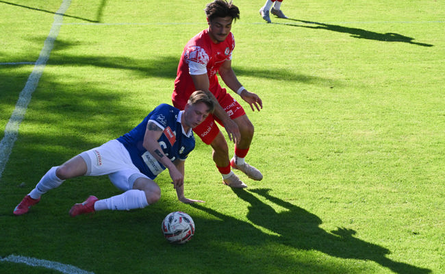 2:1 - Der FC Widnau gewinnt durch Tore von Daniel Lässer und Stefano D'Amico