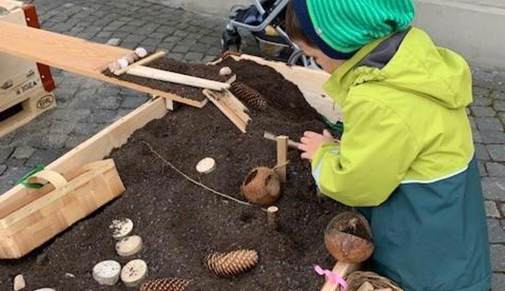 Die Altstätter «Naturstadt» findet auch vor der Reburg statt.