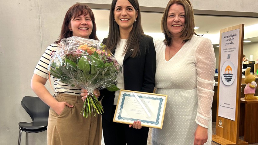 Die scheidende Präsidentin Simone Michlig verabschiedete auch Natalie Waser und Rylana Cusinato aus dem Vorstand.