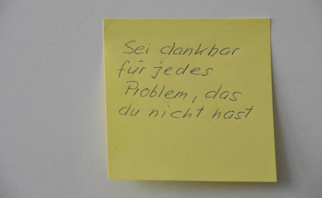 Aus christlicher Sicht: Mängel und Hindernisse bestimmen das Leben