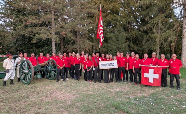 Vergoldete Vorderlader-Schützen an der WM in Norditalien
